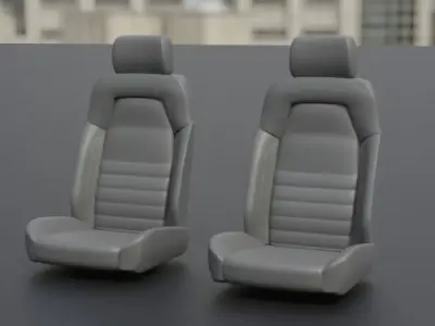 VINTAGE SEAT 27F-S4CL 3D print model