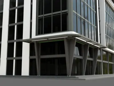 Office Building ID045 3D model