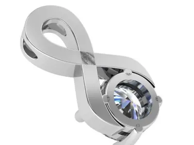Forever Pendant 2698 3D print model