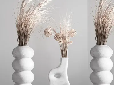   Bouquet collection 01 Low-poly 3D model