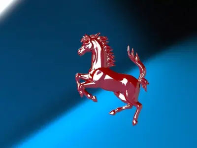 toynjoy ferrari logo Free 3D model