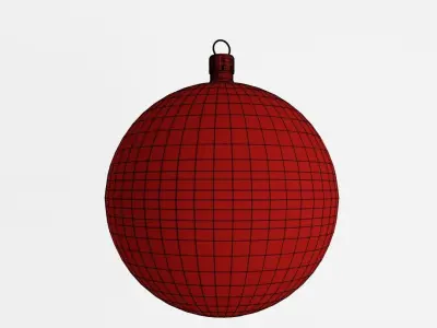 Vintage Christmas Tree Ball 3D model
