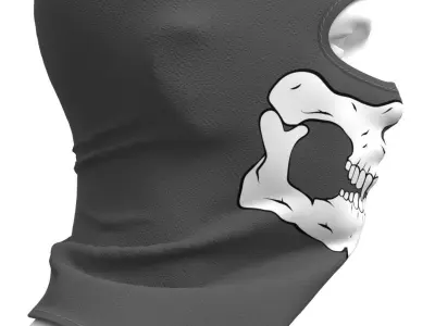 Balaclava Mask Pack - Marvelous Designer 3D model