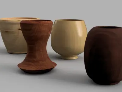 Vase group 1 3D model