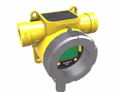 Honeywell Sensepoint XCD RFD Transmitter Low Poly  Low-poly 3D model