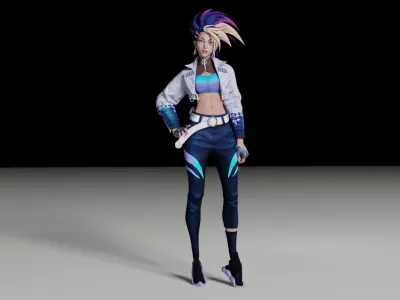 Eve By kstudios Low-poly 3D model