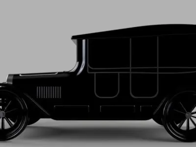 3D Printable Classic Car Model  Free 3D print model