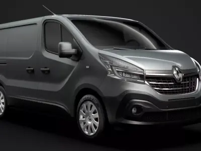 Renault Trafic Van 2020 3D model