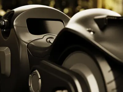 Concept Bike Motorcycle 3D model