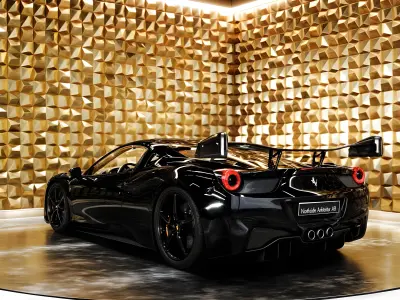 Ferrari 458 Italia  Low-poly 3D model