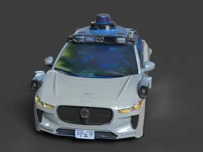 self driving car   3D model