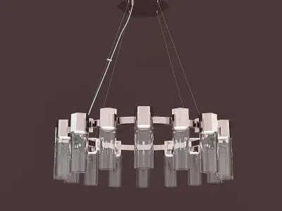 LUXURY CHANDELIERS AND WALL LIGHT  3D model