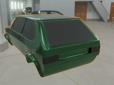 GOLF 1 GTI 3D PRINT 3D print model
