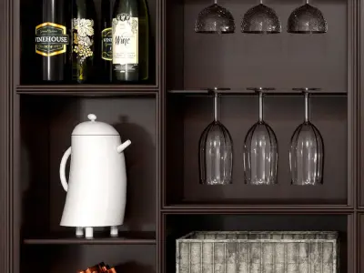 Decorative set Rose 3D model