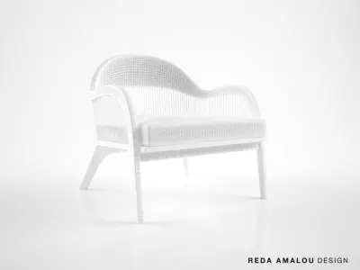 Reda Amalou Design Lanka armchair 3D model