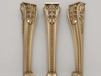 bracket classic brackets 3D model