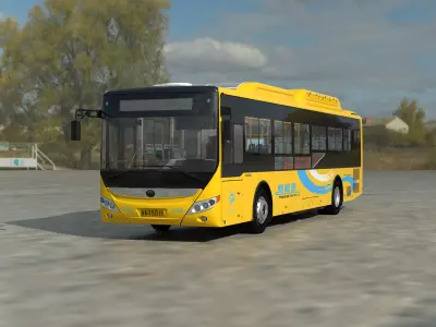 YUTONG ZK6125CHEVNPG35 bus 3D model