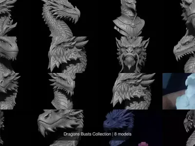 Dragons Busts Collection