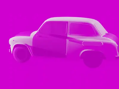 Old Car 3D print model