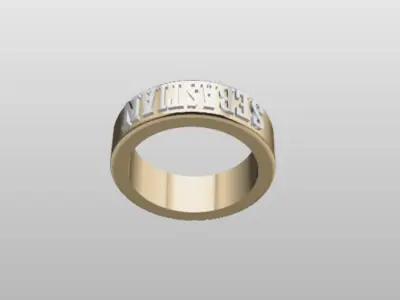 SEBASTIAN MEN RING 3D print model