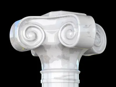 column st 3D model