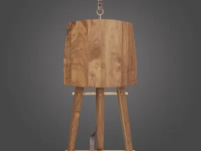 Langhorne Stool 3D model