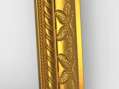 Carved Picture Frame 3D model
