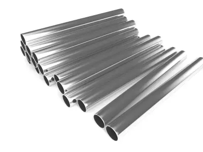 Steel Pipes 3D model