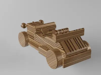 Retro car by ML-Design 3D model