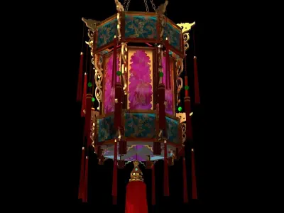 Chinese Palace Lantern 3D model