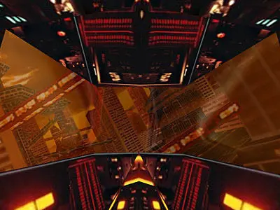 Virtual city 3D model