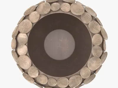 Cyan Design 06669 Electrum Container Large 3D model