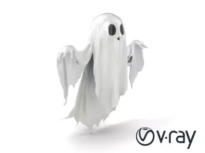 Translucent Ghost Character model pack Low-poly 3D model