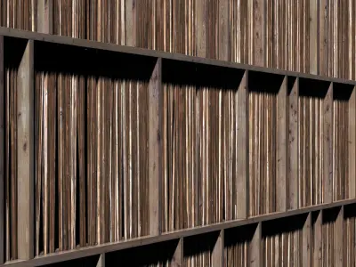 Ceiling straight thin branch n2 3D model