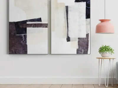 Photo Frame 123 Low-poly 3D model