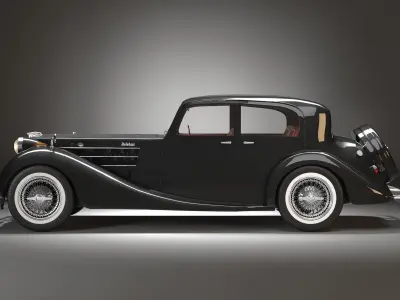  delahaye 135m 1938  3D model