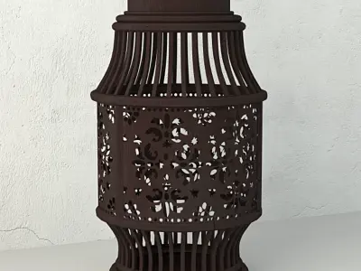 Alli Lantern by ZARA HOME 3D model