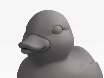  Multicolor Rubber Duckling 3D print model