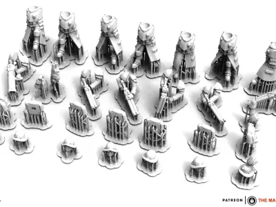 Feudal Guard Engineers 3D print model