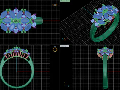 jewelry ring 275 3D print model