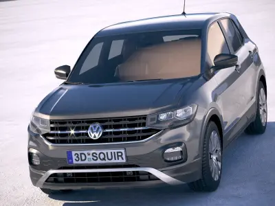 Volkswagen T-Cross basic 2019 3D model