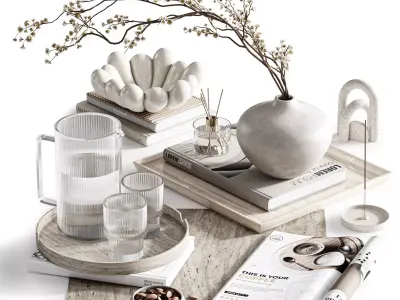 Decorative set04 3D model