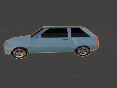 LOW POLY 3d cars Low-poly 3D model