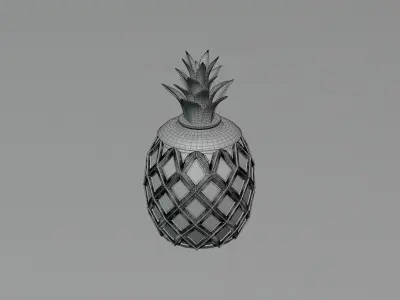 Decorative Pineapple 3D model