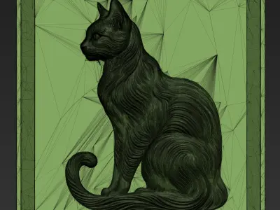 Cat A50 3D print model