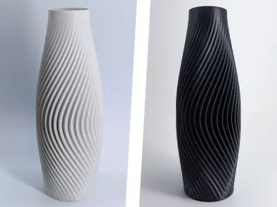 Elegant VASE Version Volute 3D print model