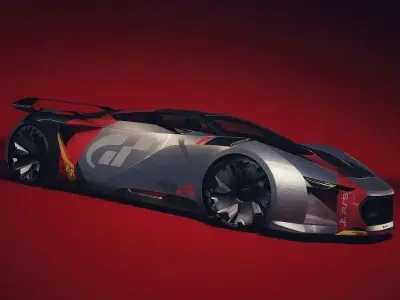 Audi FSS Quarantine concept Low-poly 3D model