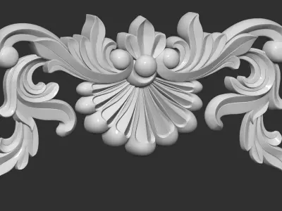 European Style Carving 3D model