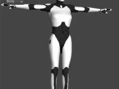 Xena Rigged Free 3D model