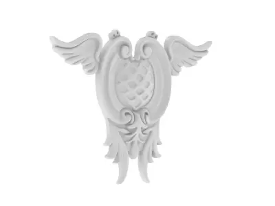 Cartouche Ornament 004 3D model